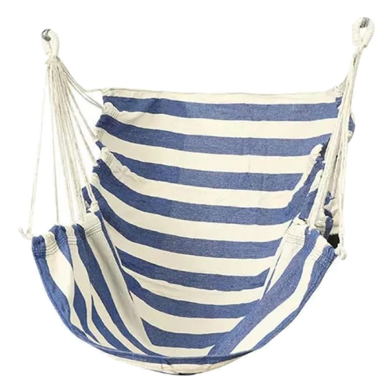 Hammock Hanging Rope Chair with 2 Pillows – Indoor & Outdoor Swing Seat for Ultimate Comfort