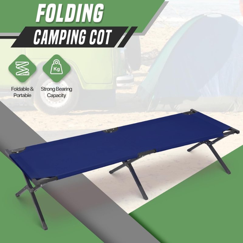 Portable Folding Camping Bed for Adults – Durable, Lightweight & Easy to Carry