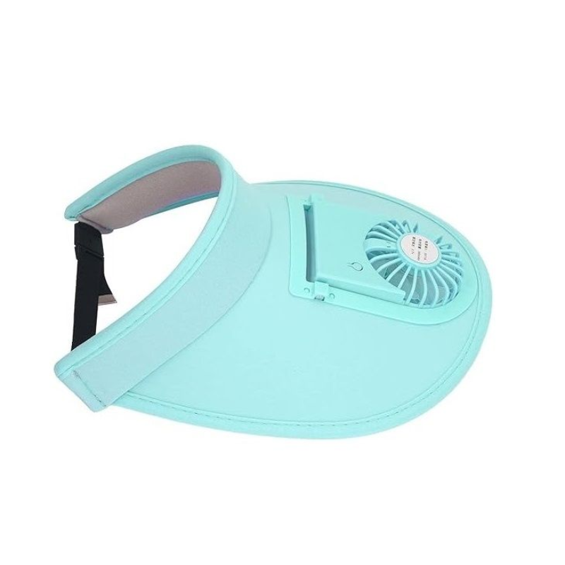 Breathable USB Rechargeable Summer Fan Cooling Cap – Stay Cool & Sun-Protected