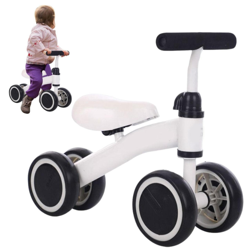 Adventure’s 4-Wheel Walker Bike for Toddlers – No Pedals, Lightweight Carbon Steel Frame