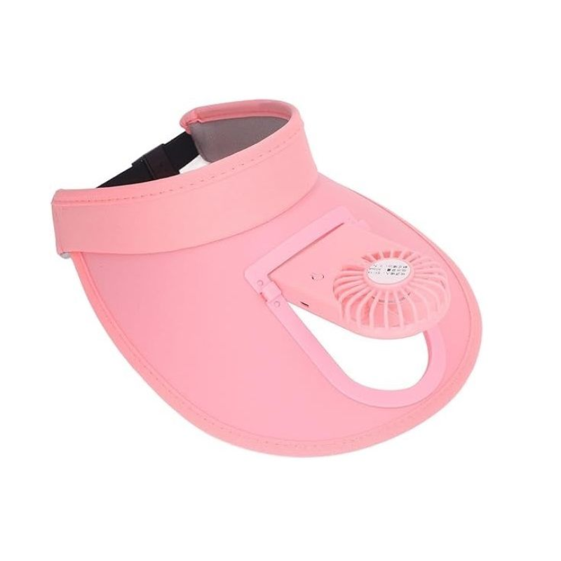 Breathable USB Rechargeable Summer Fan Cooling Cap – Stay Cool & Sun-Protected