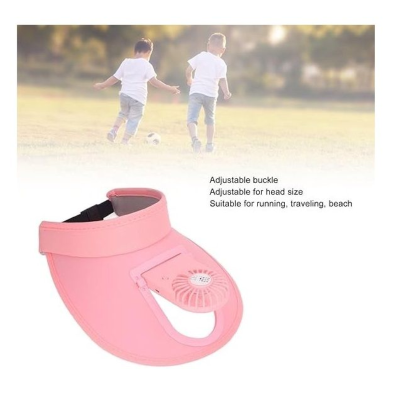 Breathable USB Rechargeable Summer Fan Cooling Cap – Stay Cool & Sun-Protected