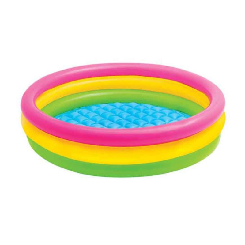 Kiddie Pool - Sunset Glow Inflatable Pool for Kids (45'' x 10'') | Durable & Fun Summer Splash Pool