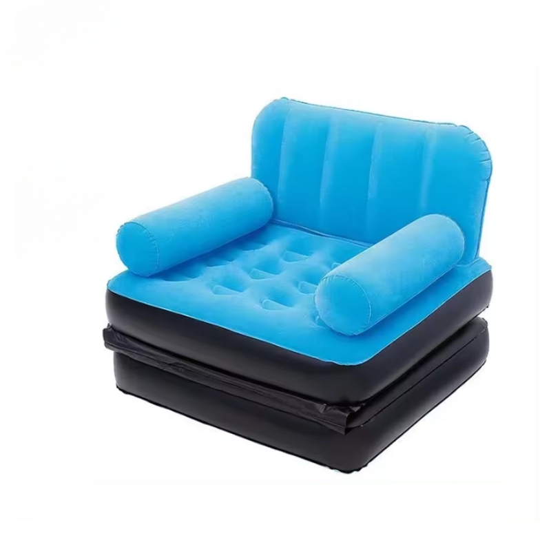Multifunctional Single Size Inflatable Sofa with Air Pump – Ergonomic, Durable & Easy to Clean