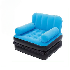 Multifunctional Single Size Inflatable Sofa with Air Pump – Ergonomic, Durable & Easy to Clean