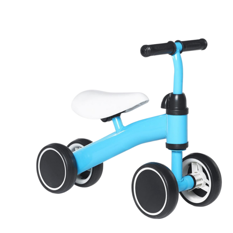 Adventure’s 4-Wheel Walker Bike for Toddlers – No Pedals, Lightweight Carbon Steel Frame
