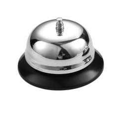 Classic Metal Desktop Call Bell – Ideal for Reception, Hotels, and Service Counters