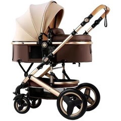 Foldable Baby Stroller with Sleeping Basket