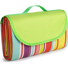 Extra Large Waterproof Picnic Blanket – Sandproof, Lightweight & Foldable Mat with Handle (78.7x78.7in)