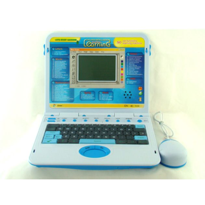 My Exploration Toy Laptop – 80 Learning Games & Activities for Kids | Blue | Ages 5+