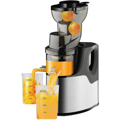 Cold Press Juicer Machine – 150W Slow Masticating Juicer for Fruits & Vegetables with Large Feed Chute, High Juice Yield, Easy to Clean, Quiet Operation