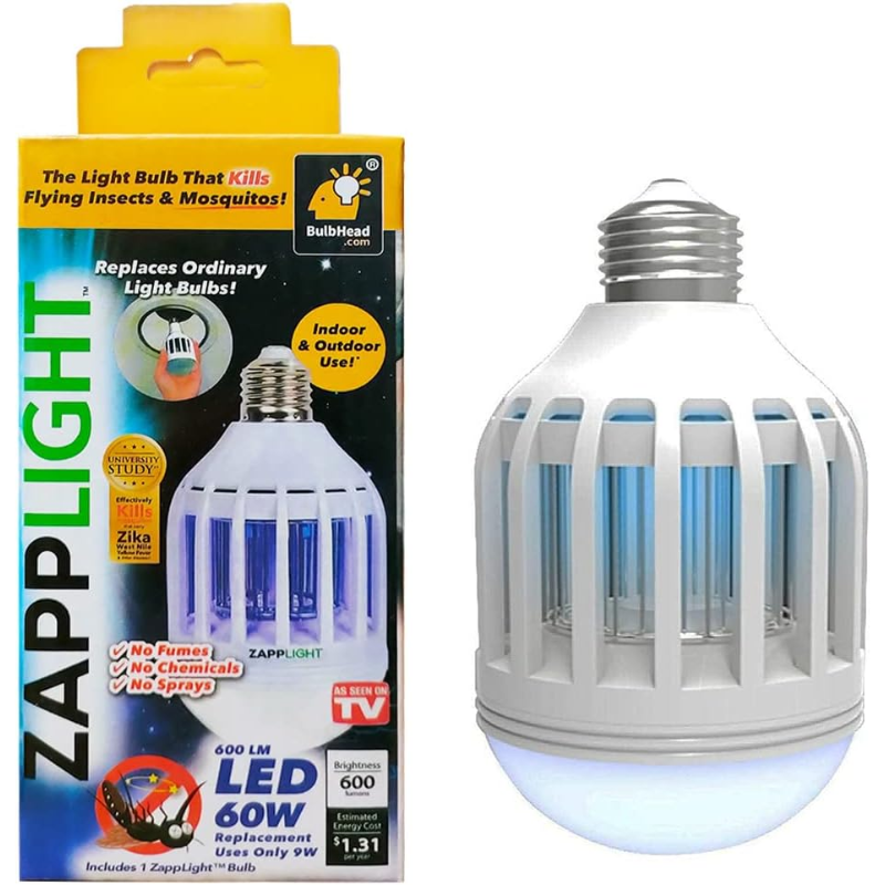 2-in-1 LED Mosquito Killer Lamp – Safe Indoor & Outdoor Fly & Insect Zapper | Non-Toxic & Chemical-Free