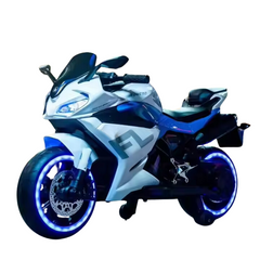Ride-On Motorbike – Children's Electric Motorcycle with Wheel Lights