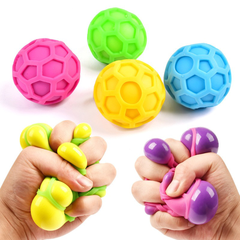 🌈 Squish Stretch Mesh Balls – 12PCS Sensory Stress Relief Toy Set for Kids & Adults
