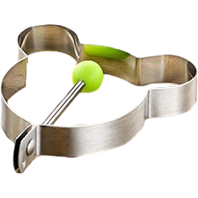 Bear-Shaped Stainless Steel Egg Ring – YD317902 Mickey Fried Egg Mold for Pancakes, Eggs & Mini Burgers