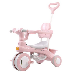 Kids Tricycle Stroller 1-6 Years – Versatile 3-Wheel Bicycle with Push Handle and Safety Features