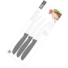 3-Piece Stainless Steel Bread Knife Set – Serrated 33.5cm Blades for Easy Slicing | YD420273