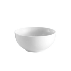 4.5-Inch White Stoneware Rice Bowl – 24oz Durable Ceramic Bowl for Cereal, Soup, Pasta & More (YD447928)