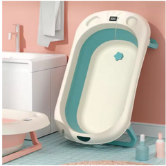 Large Foldable Baby Bathtub | Warm, Safe, and Comfortable for Newborns and Toddlers