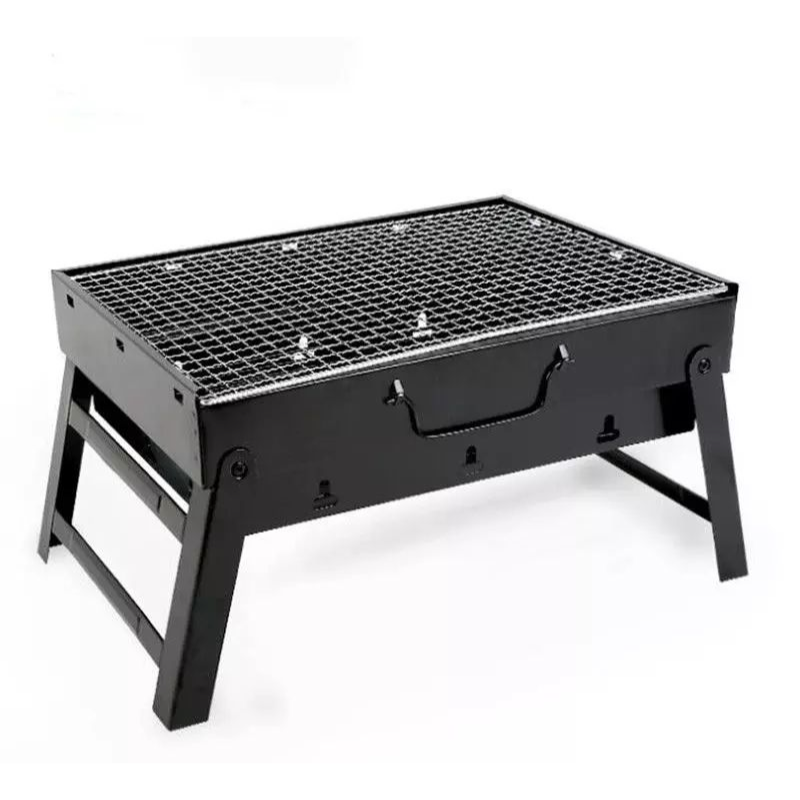 🛒 Portable Foldable BBQ Braai Grill – Compact Charcoal Grill for Picnics, Camping & Backyard Braais