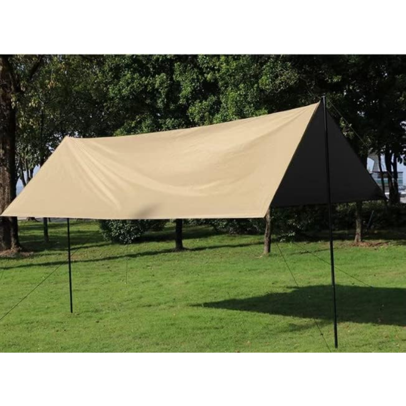 Ultra-Light Outdoor Camping Canopy - 3x4m Hexagonal Waterproof & UV-Resistant Awning for Picnics & Travel