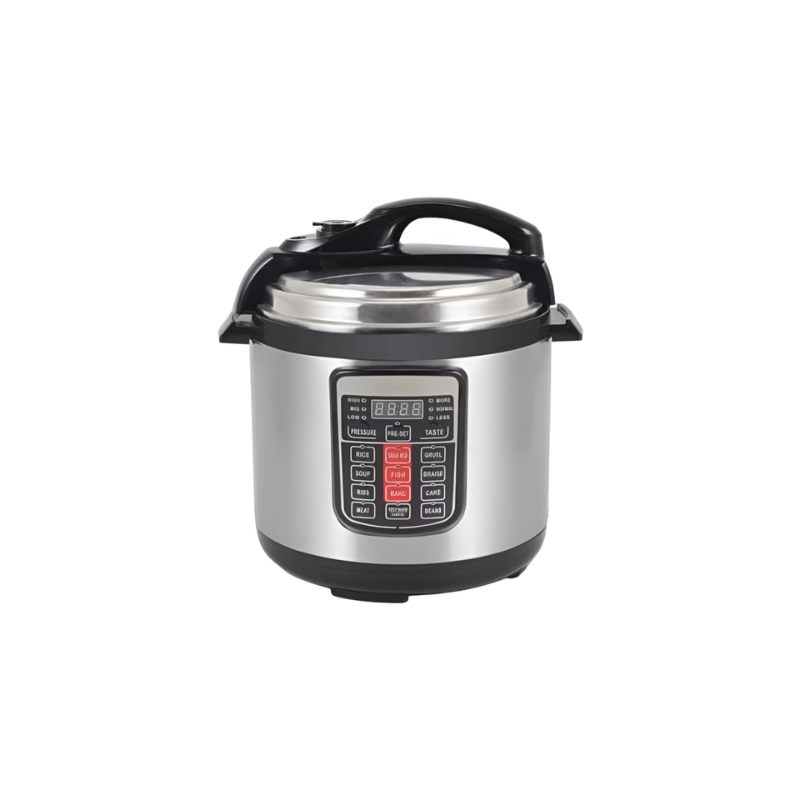 6L Stainless Steel Electric Pressure Cooker – Multifunctional, Fast & Energy Efficient Cooking Appliance