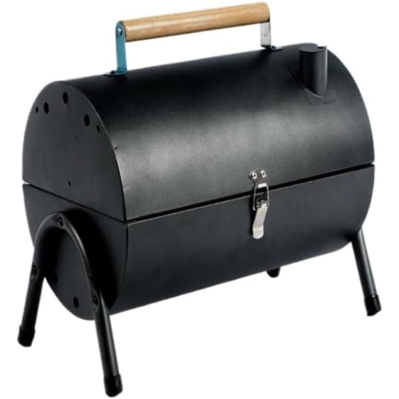 Portable Foldable BBQ Braai Grill – Compact Charcoal Barbecue for Picnics, Camping & Patios (35x27 cm)