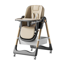 Thickened Steel Adjustable Height Double Plate 3-in-1 Dining Baby Chair – Durable, Safe & Multi-Functional High Chair