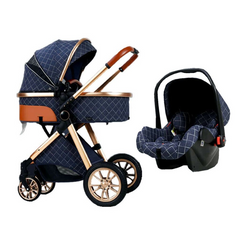 Luxury 3-in-1 Baby Stroller & Car Seat Combo – Premium Travel System for Newborns & Infants