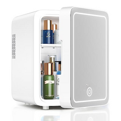 5L Skincare Mini Fridge with LED Mirror – Portable Cooler & Warmer for Cosmetics, Bedroom, Car & Office