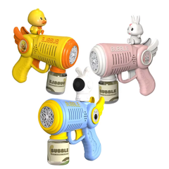 Cute Animal Bubble Gun Blower for Kids – Automatic Electric Bubble Machine Toy