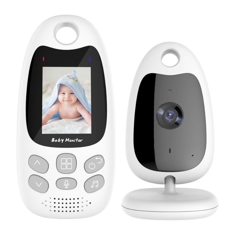 2.0" Video Baby Monitor with Audio & Night Vision | Long-Range & Two-Way Talk