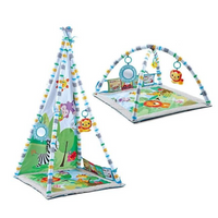 2-In-1 Baby Activity Play Gym with Removable Tent – Soft, Safe & Engaging for Infants