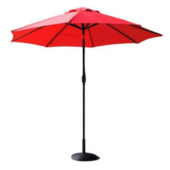 Heavy-Duty Outdoor Patio Umbrella Base – Sturdy Resin-Coated Concrete Stand for Market Umbrellas