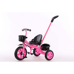 Toddler Tricycle with Detachable Parent Handle – Safe & Adjustable Ride