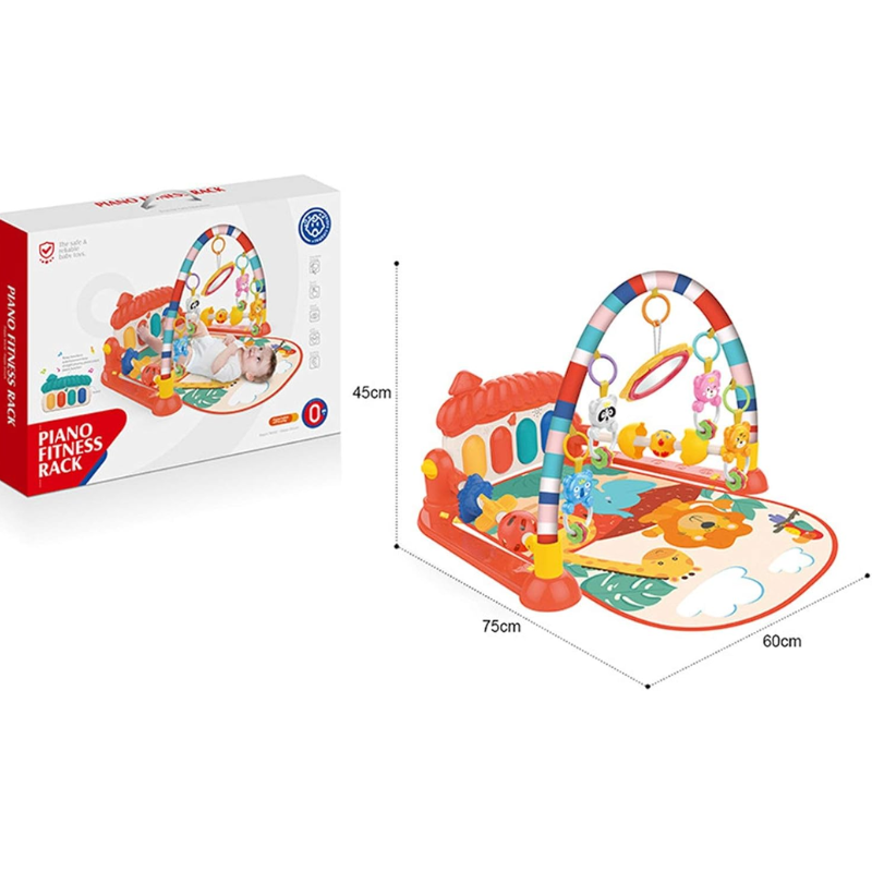 Baby Play Gym Piano Fitness Rack Mat - Perfect for Early Development