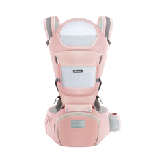 Premium Travel Baby Shoulder Carrier with Hip Seat | Hands-Free Comfort for Parents and Kids