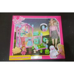 House Model Dollhouse Playset with Dolls & Accessories – Large 2-Story Dream Home Toy for Girls