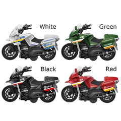 Inertia Motorcycle Toy – Realistic Police, Fire, SWAT & Military Bikes for Kids (13cm)