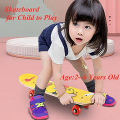 Affordable Portable Child Skateboard | Durable Four-Wheel Kids Skateboard