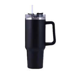 1200ML Stainless Steel Thermos Travel Mug with Handle & Straw Lid – Insulated Tumbler for Hot & Cold Drinks (YD448550)