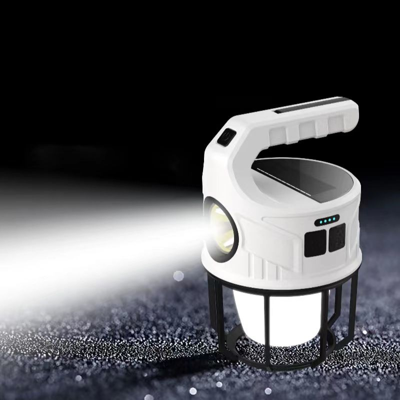 Outdoor Camping Multi-function Lantern – Solar & Type-C Rechargeable
