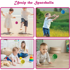 Moon Shaped Space High Bouncing Ball – Extreme Bounce, Durable Foam, 9cm (Pack of 12)
