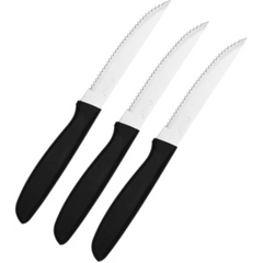 3-Piece Stainless Steel Bread Knife Set – Serrated 33.5cm Blades for Easy Slicing | YD420273