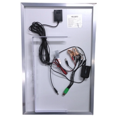 Q-V10 8W Multifunction Solar Panel Charger | Portable 12V/6V Battery & USB Device Charging for Camping & Outdoors