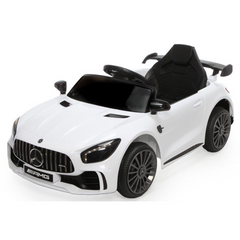 Mercedes AMG GTR 12v Kids Electric Ride-On Car with Remote Control – White
