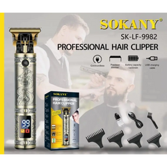 SK-LF-9982 Professional Cordless Hair Clipper – Stainless Steel Cutter Head, 1200mAh Battery, 180-Min Runtime