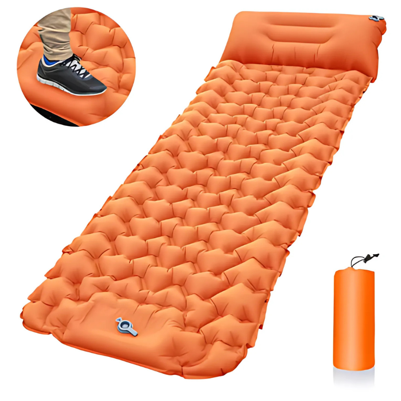 Ultra-Light Inflatable Camping Mattress – Waterproof & Moisture-Proof Sleeping Pad for Outdoor Adventures, Beach, Hiking & Travel
