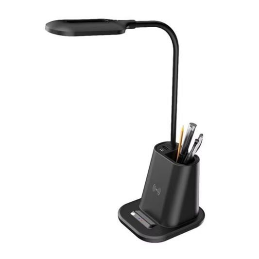 3-in-1 Wireless Charger Desk Lamp with Pen Holder – The Ultimate Workspace Upgrade