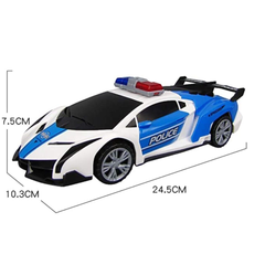 🚓 GO SPRAY Universal Wheel Police Car – 3D Lights, Mist Spray & Sound Toy (For Ages 3+)